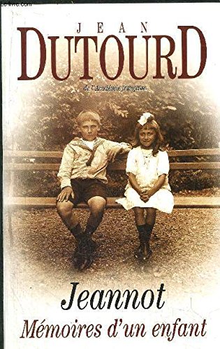 JEANNOT - MEMOIRES D'UN ENFANT 9782702840993