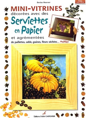 Mini-vitrines décorées avec des serviettes en papier 9782841672158