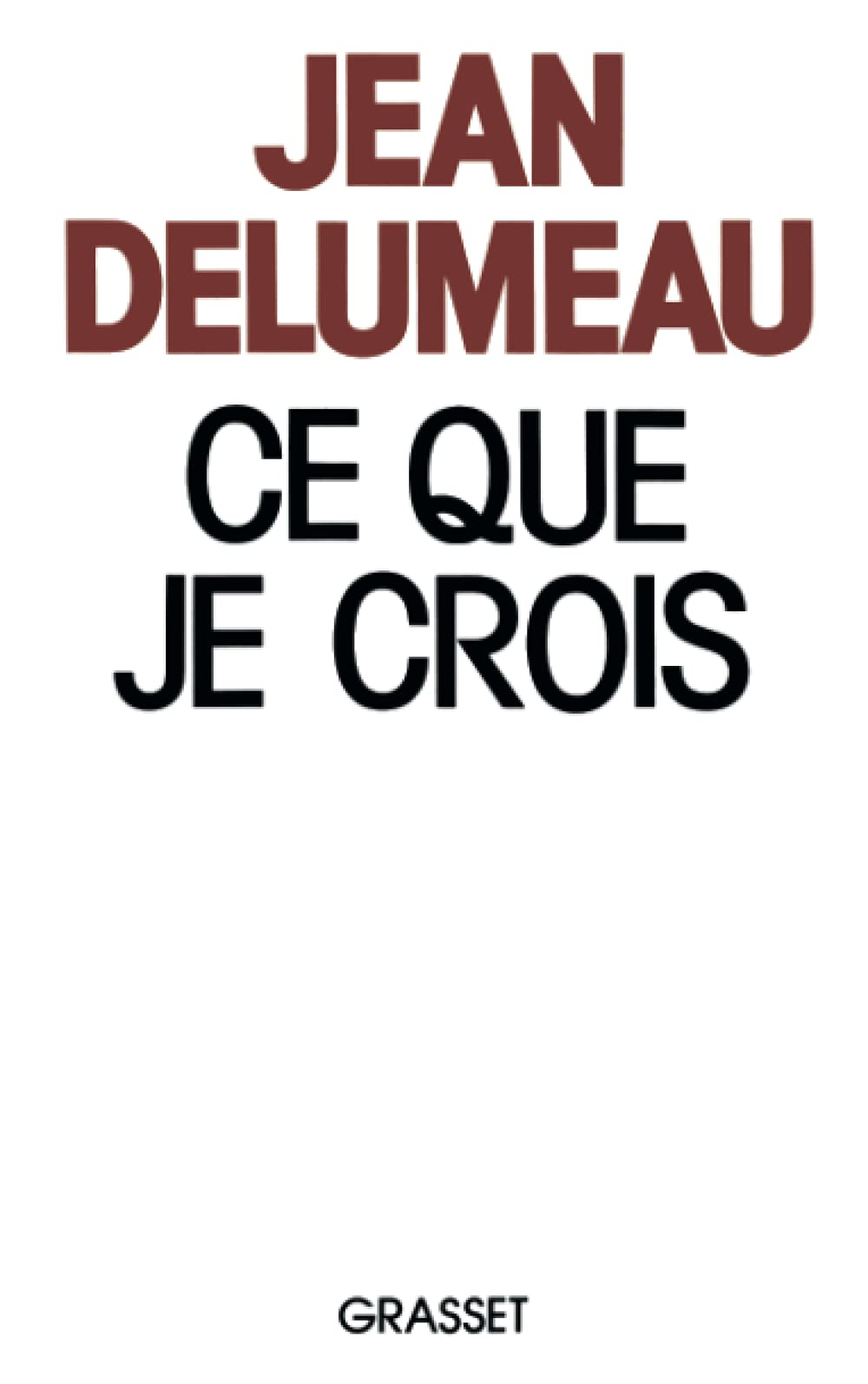 Ce que je crois 9782246334019