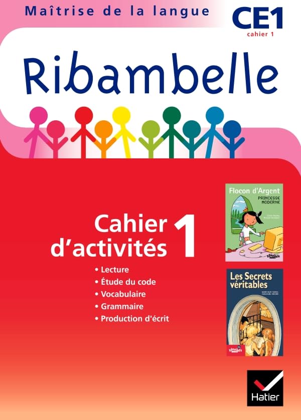 Ribambelle CE1 2010 série Rouge, cahier d'activités n°1 NON VENDU SEUL Compose le 9344904 9782218943843