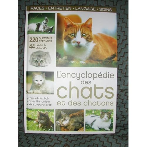 encyclopedie des chats et des chatons (0) 9782353556472