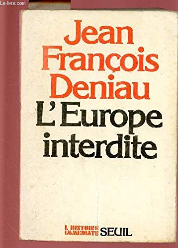 L'Europe interdite 9782020047333