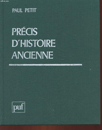 Précis d'histoire ancienne 9782130398691