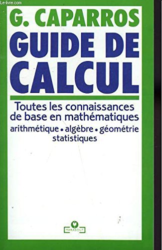 Guide De Calcul 9782501010917