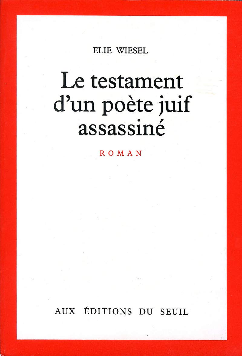 Le Testament d'un poète juif assassiné 9782020054577