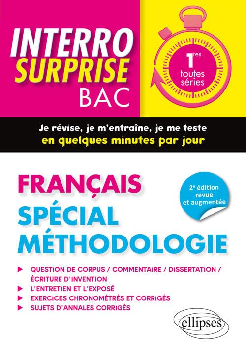 Français 1res spécial méthodologie 9782340020344