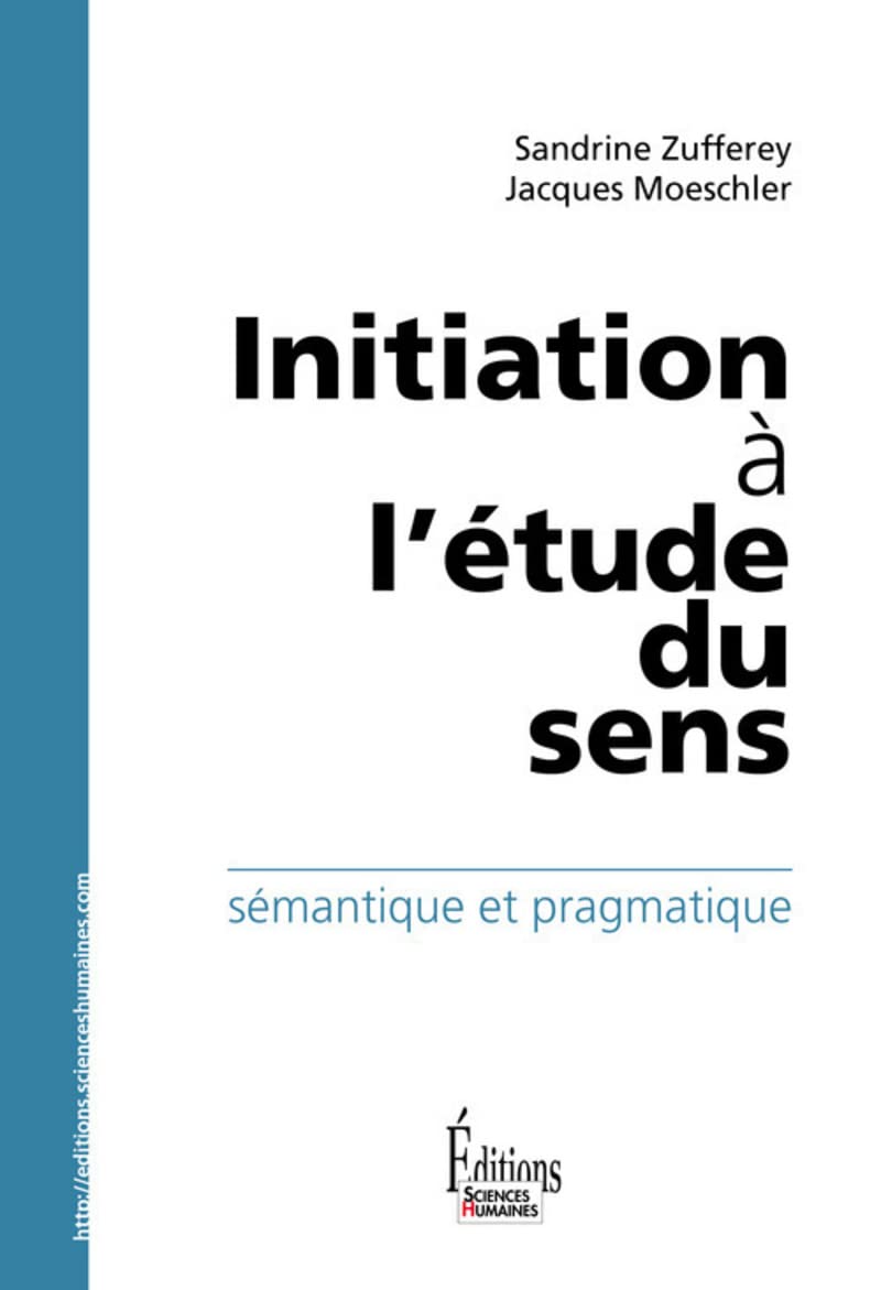 Initiation à l'étude du Sens 9782361060329
