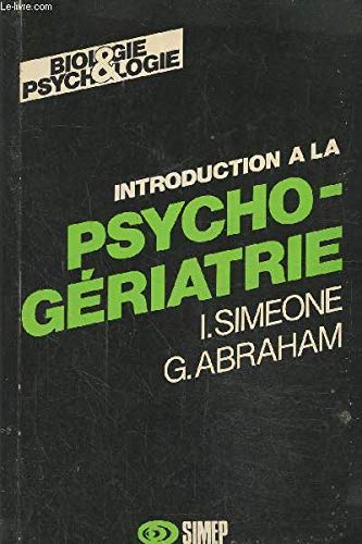 Introduction A La Psychogeriatrie 9782853342391