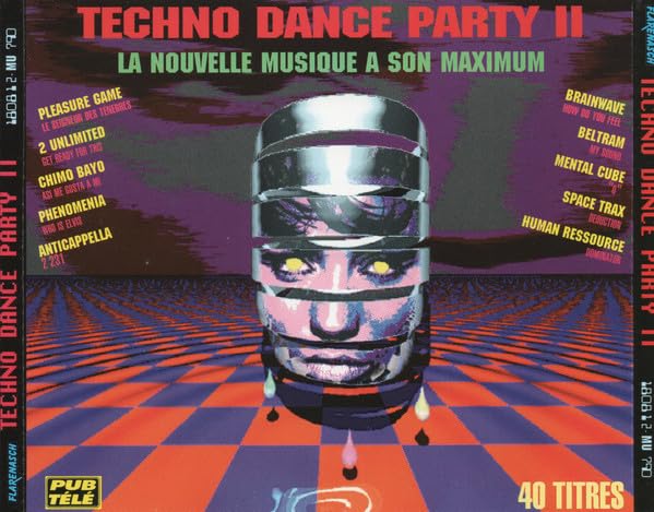 techno dance party 2 40 titres 2 cd 3229261808126