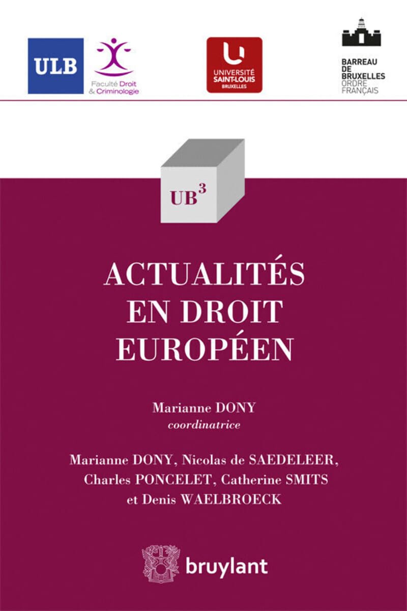 Actualités en droit européen 9782802743132