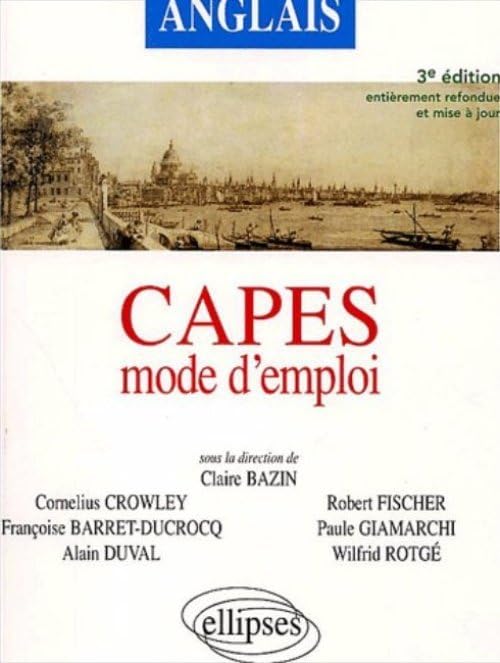 Anglais CAPES mode d'emploi 9782729811280