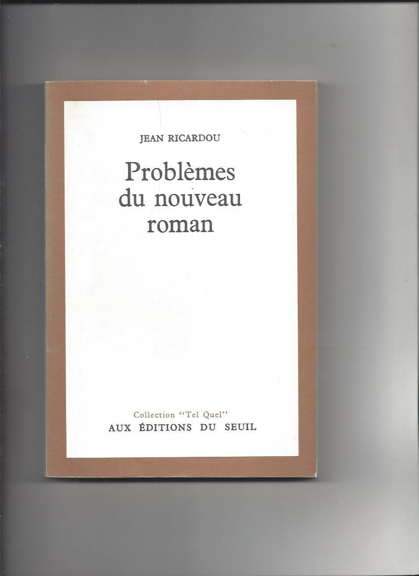 Problèmes du nouveau roman 9782020019392
