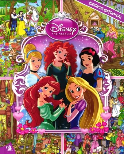 PRINCESSES DISNEY DE TOUJOURS - CHERCHE ET TROUVE 9781450893633