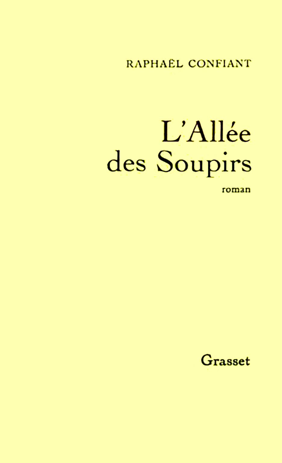 L'allée des soupirs 9782246475019
