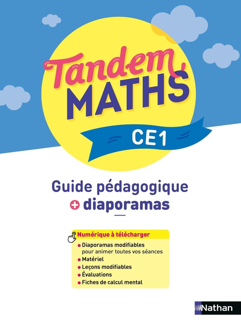 Tandem - Guide pédagogique + Diaporamas CE1 9782095018641