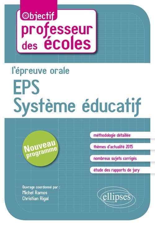 L'épreuve orale EPS / système éducatif 9782340003996