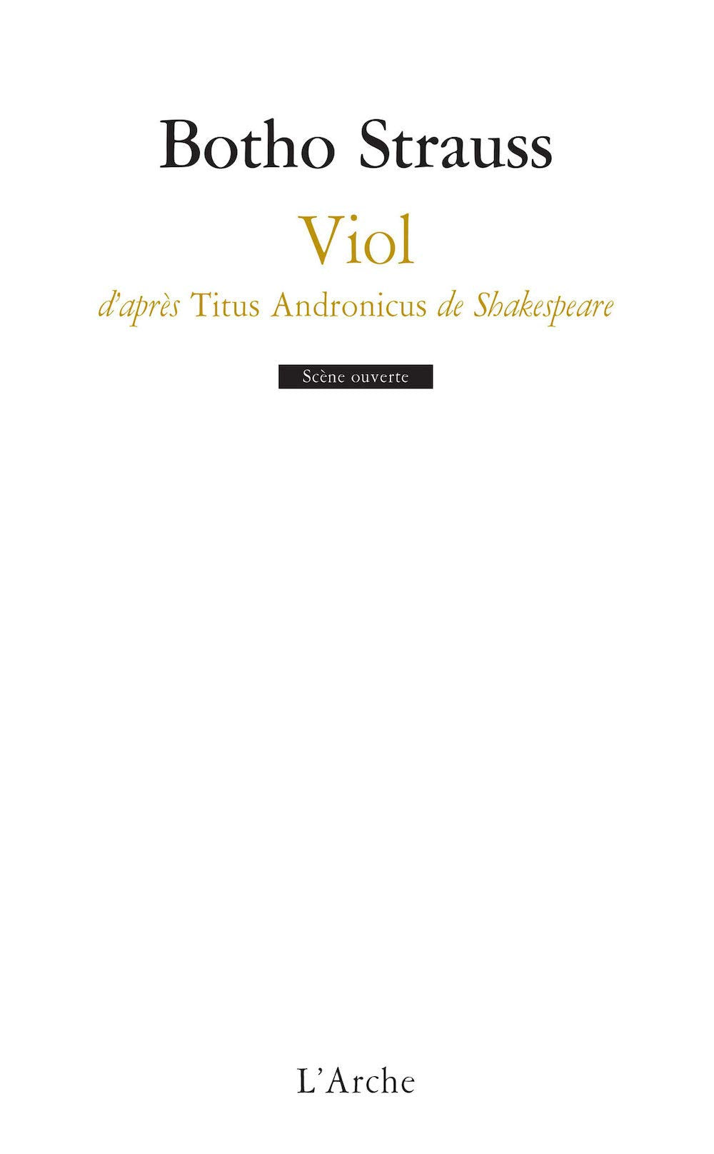 Viol d’après Titus Andronicus de Shakespeare 9782851816030