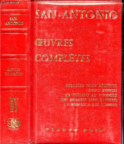 Oeuvres complètes tome 4. 