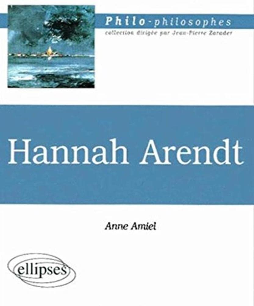 Hannah Arendt 9782729805135