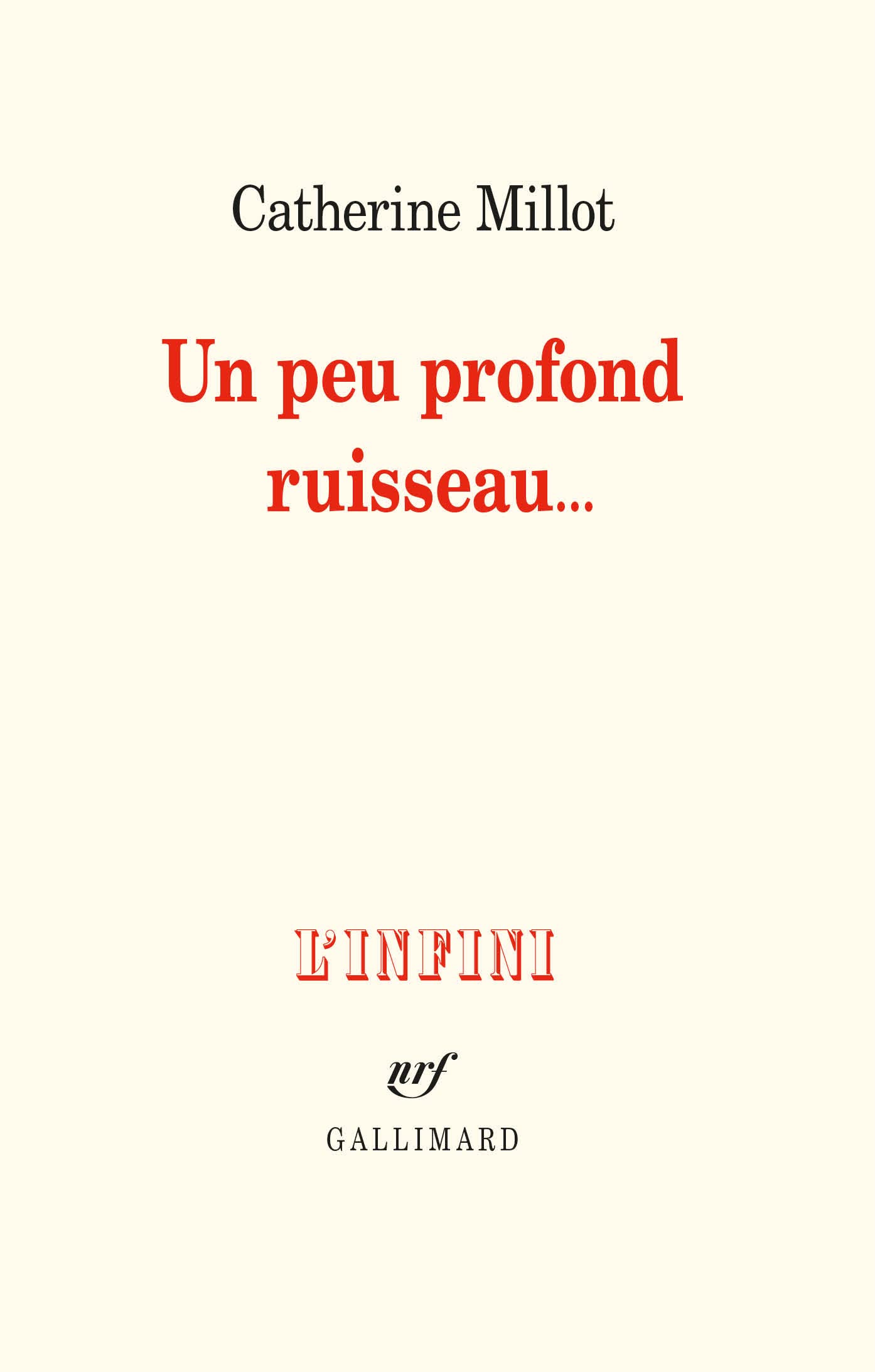 Un peu profond ruisseau… 9782072939426