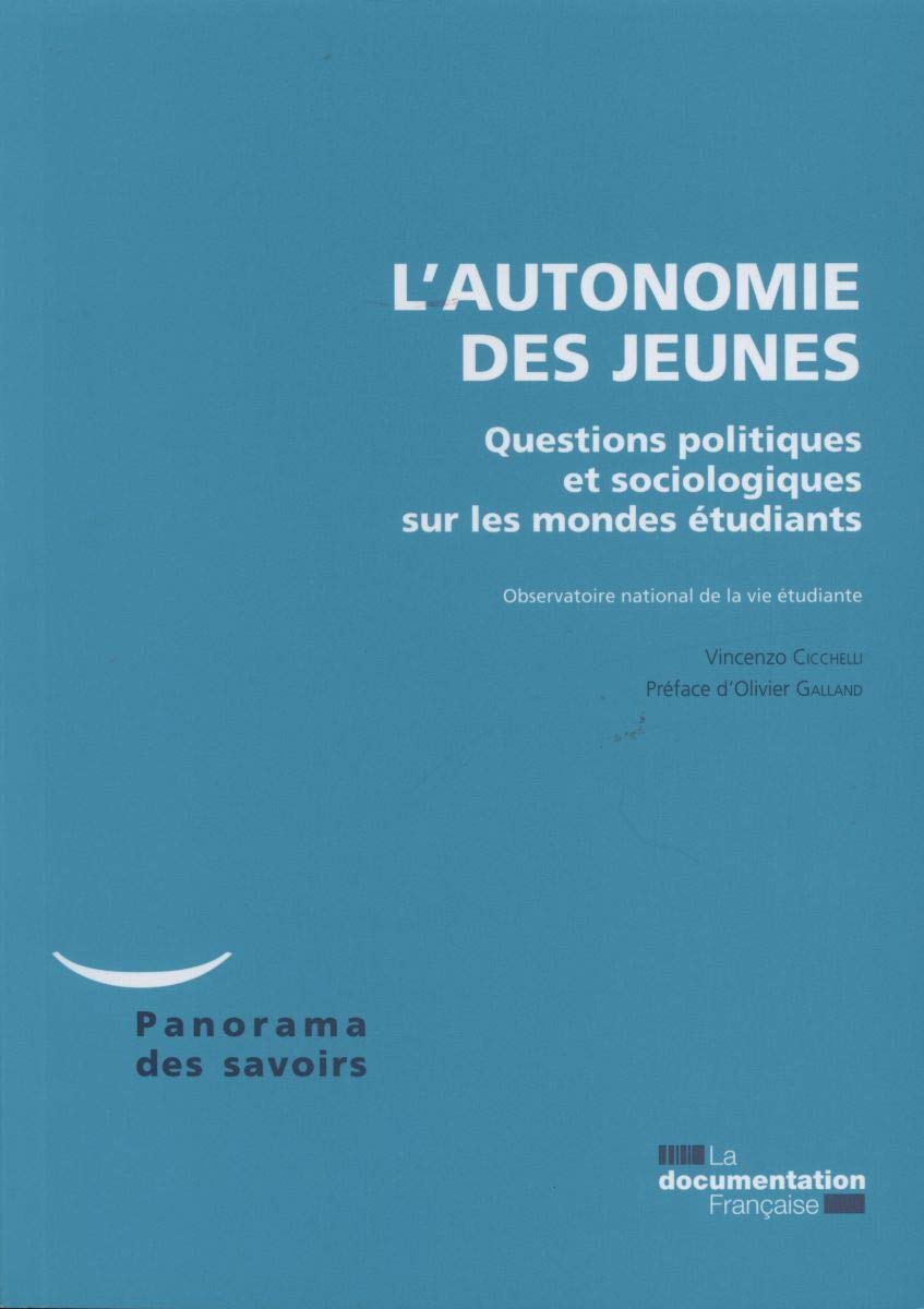 L'autonomie des jeunes - Questions politiques et sociologiques sur les mondes 9782110092106