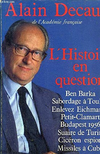 L'Histoire en question, Tome 1 : 9782262002725