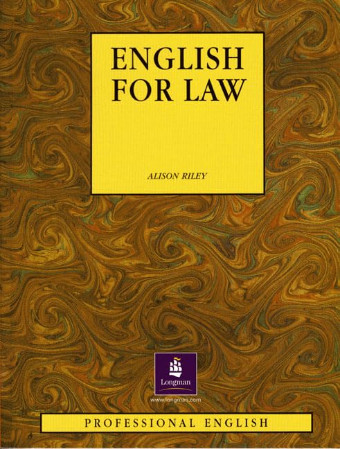 ENGLISH FOR LAW 1st Edition - Paper 9780134012094