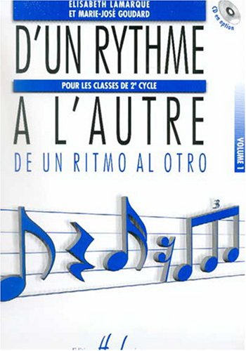 D'un rythme à l'autre - 2 è cycle - volume 1 9790230966740