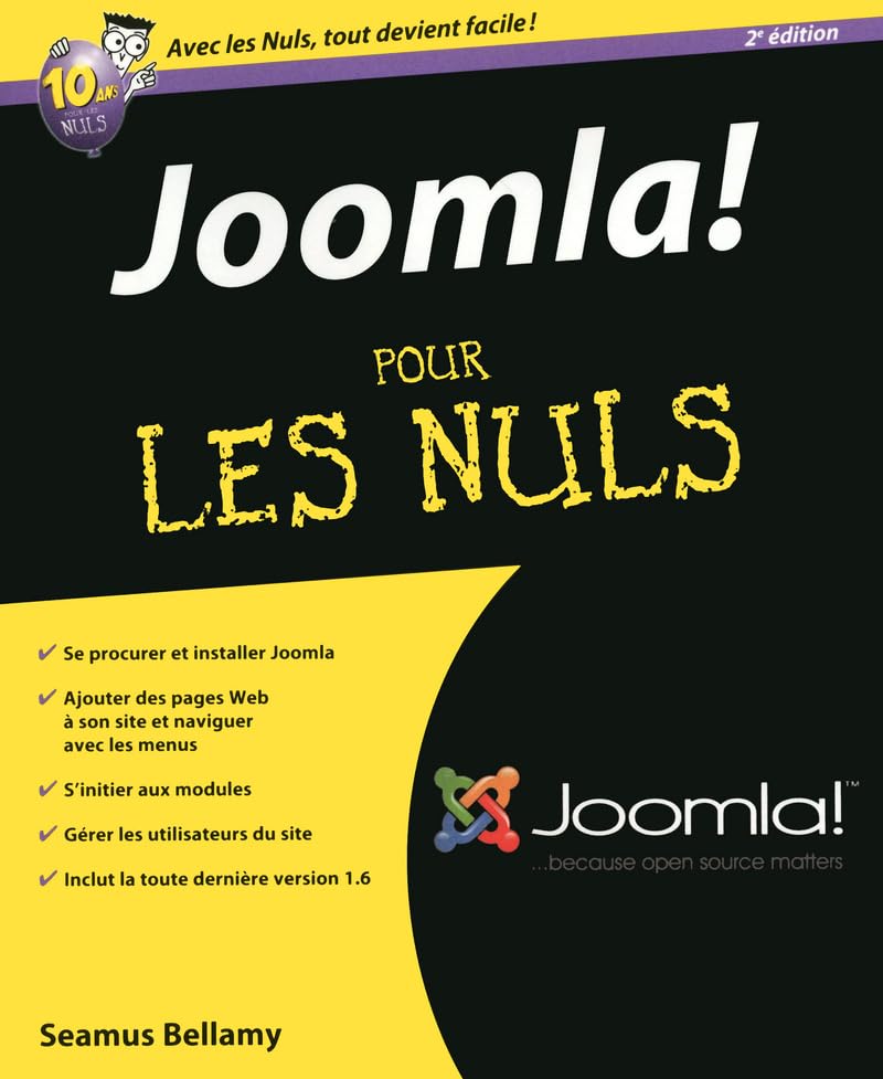 JOOMLA 2ED POUR LES NULS 9782754024228