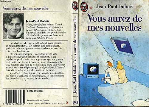 Vous aurez de mes nouvelles... 9782277238584