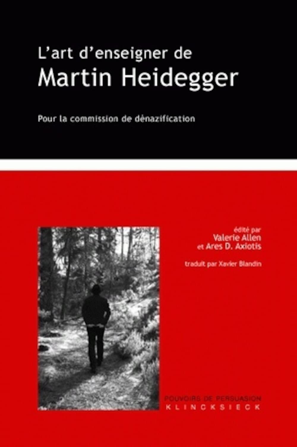 L'art d'enseigner de Martin Heidegger 9782252036396