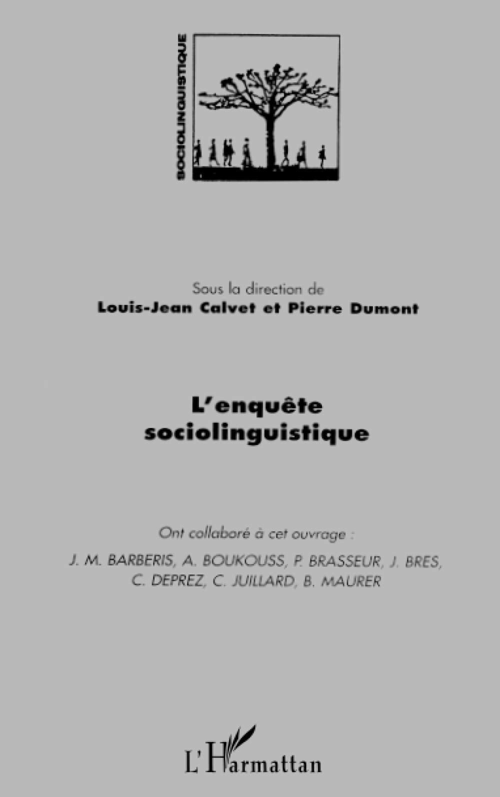 L' ENQUETE SOCIOLINGUISTIQUE 9782738476685