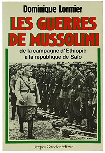 Les guerres de Mussolini 9782733902325