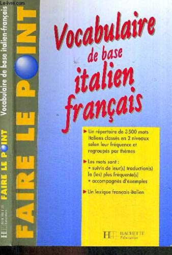 Vocabulaire de base italien-français 9782010171093