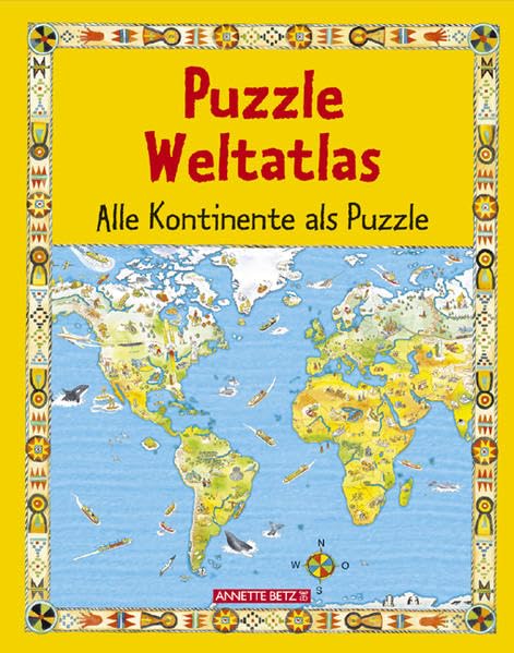 Puzzle Weltatlas 9783219111729