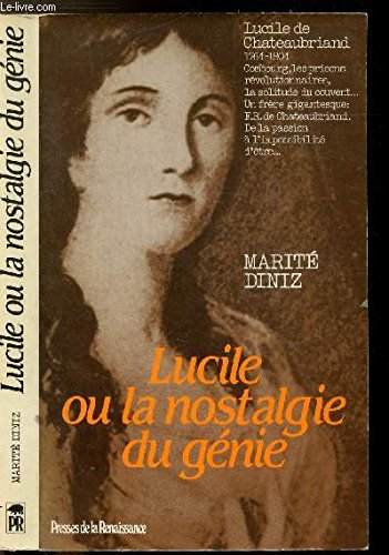 Lucile, ou, La nostalgie du génie 9782856163160