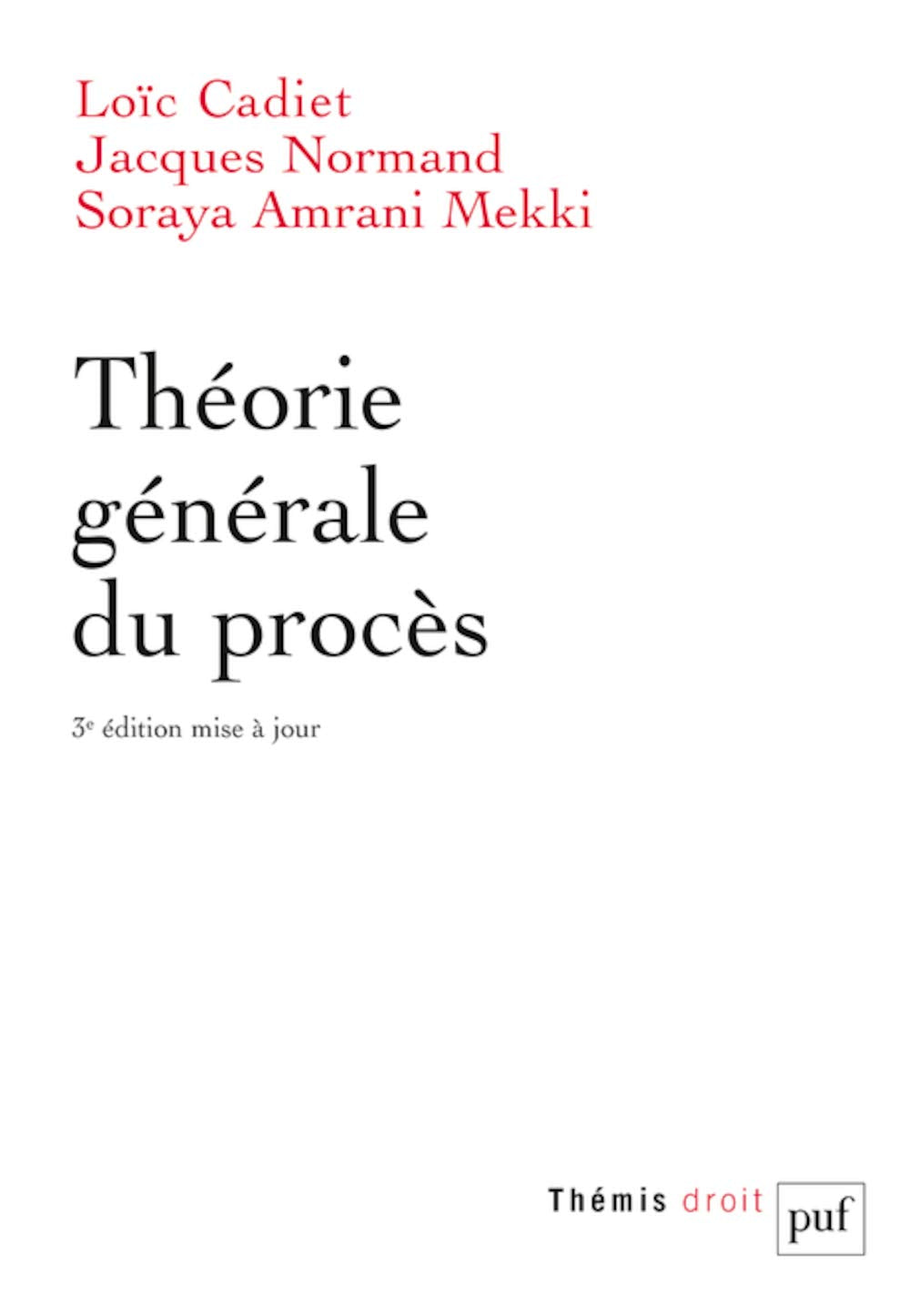 Théorie générale du procès 9782130811077