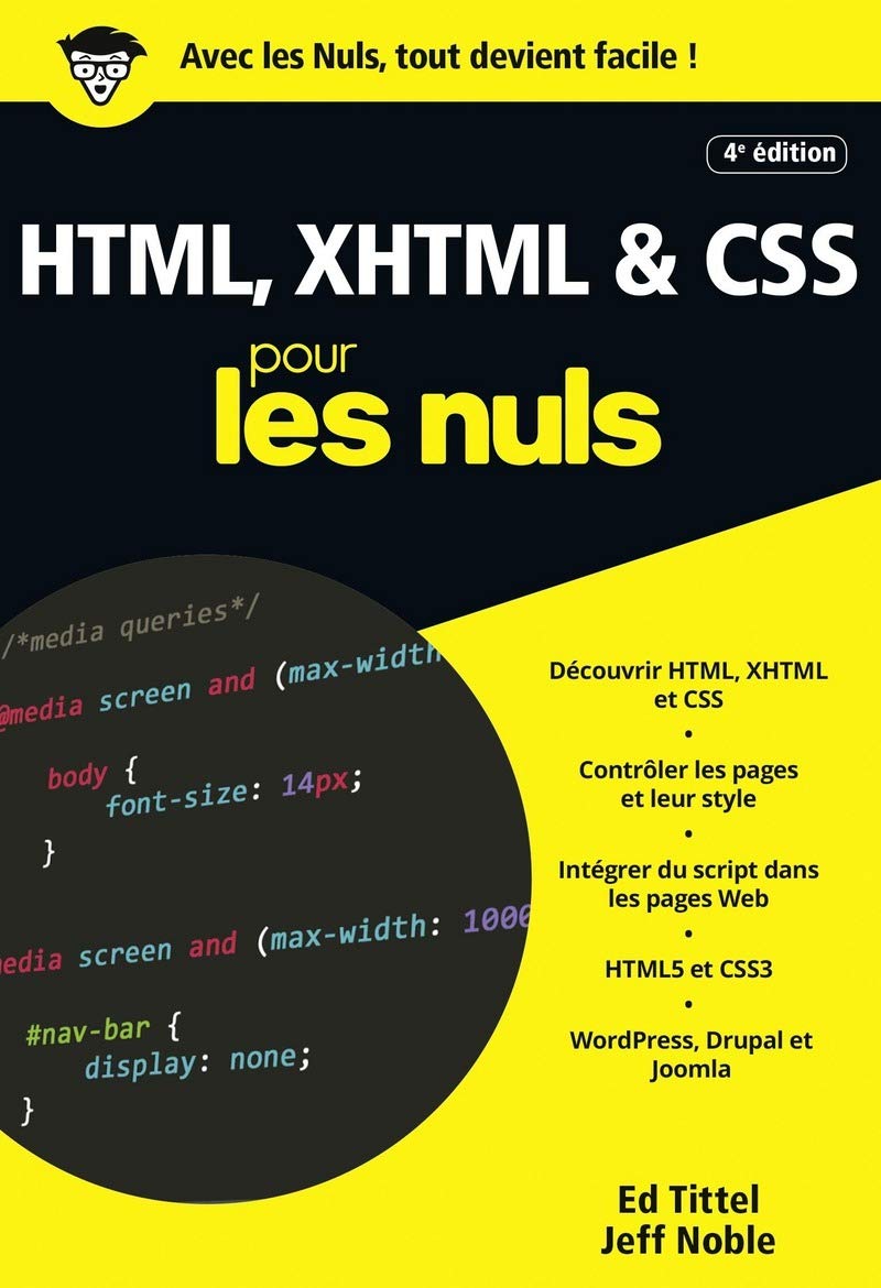 HTML, XHTML & CSS Poche Pour les Nuls, 4e 9782412034392