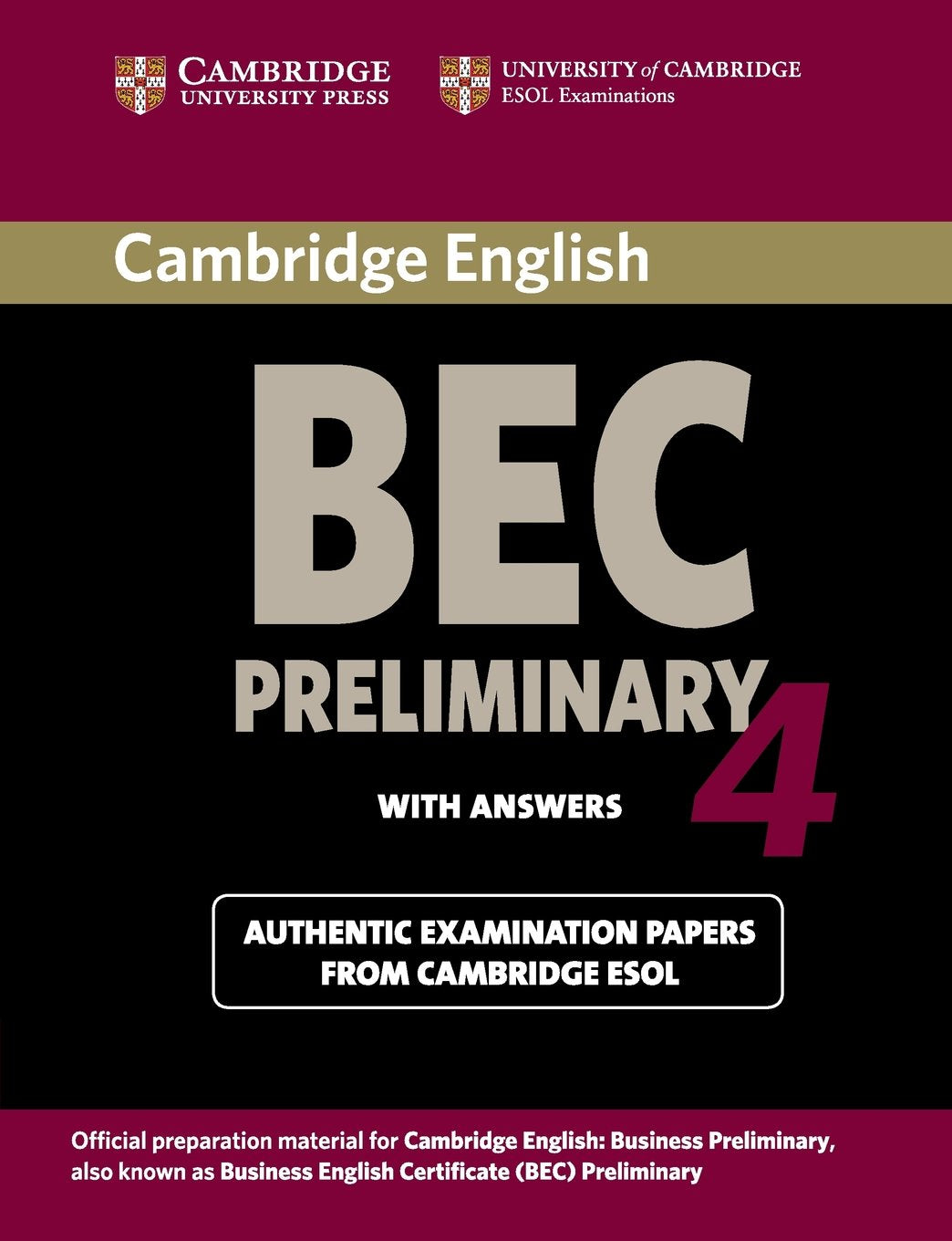 Cambridge Bec 4 Preliminary 9780521739238