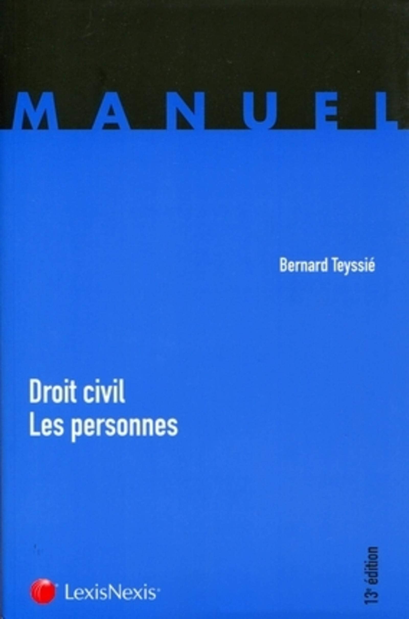 DROIT CIVIL. LES PERSONNES 9782711016273