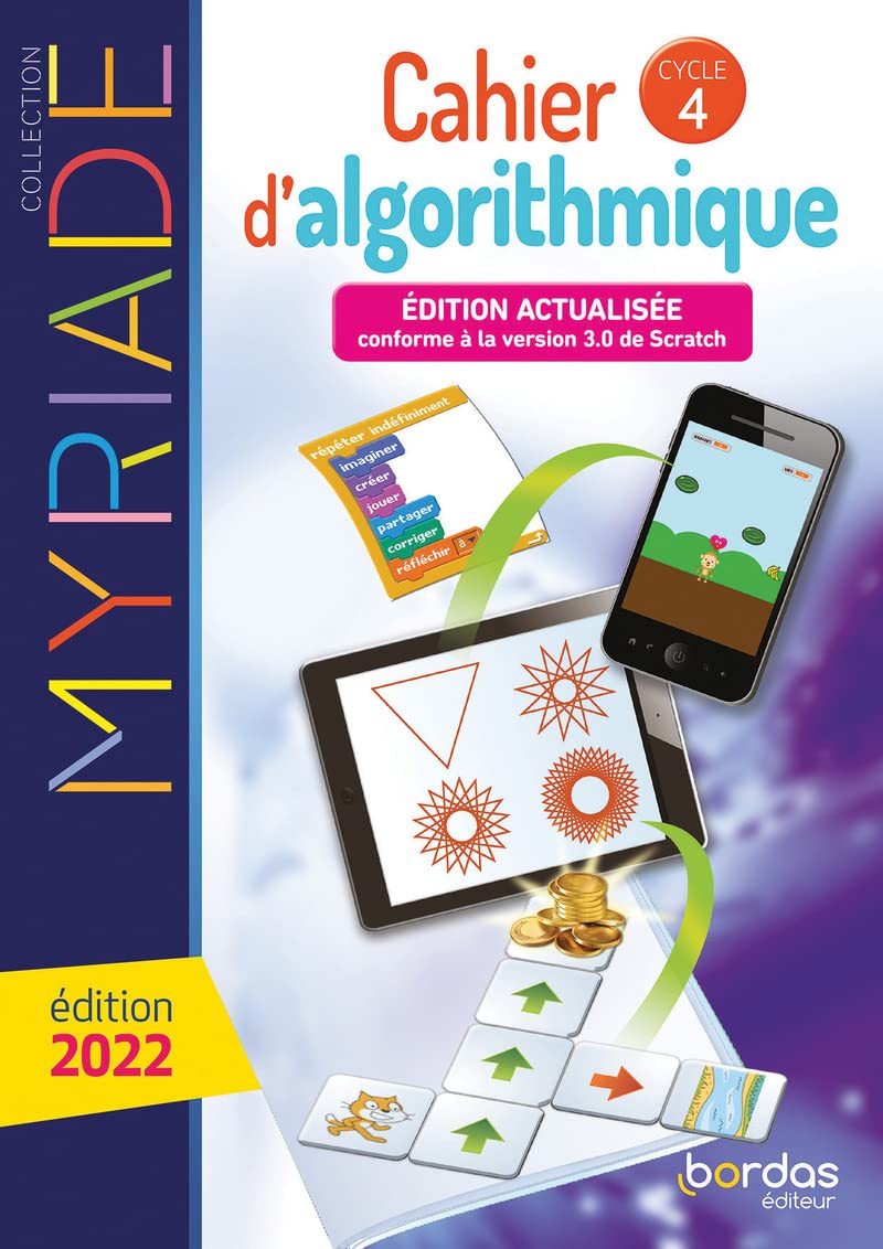 Myriade Cahier d'algorithmique - Cycle 4 9782047339718