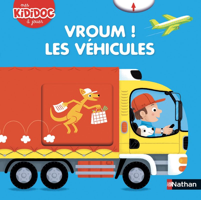 Vroum ! Les véhicules - Livre animé Kididoc - Dès 2 ans 9782092577301