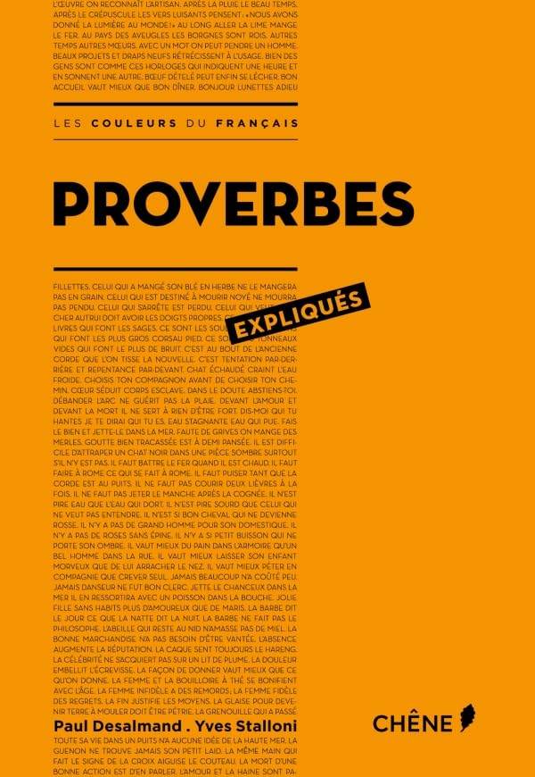 Proverbes expliqués - Les couleurs du français 9782812309953