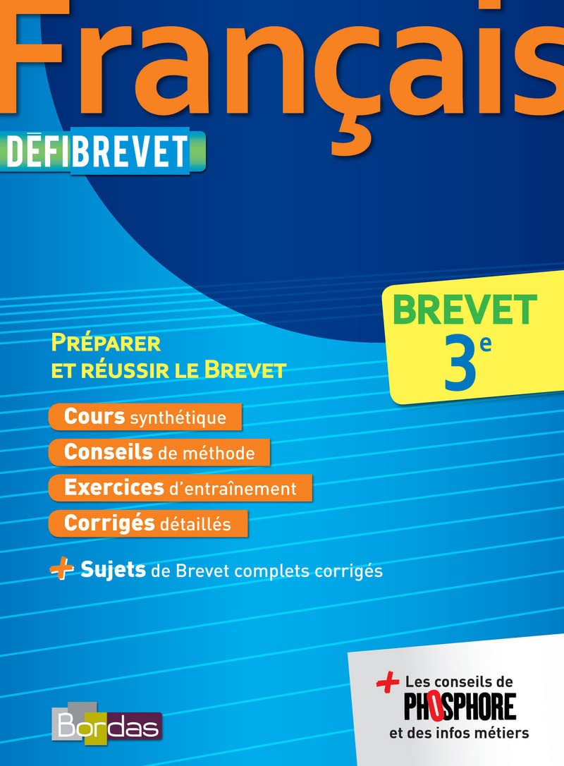 DéfiBrevet Cours/Méthodes/Exos Français 3e 9782047354919