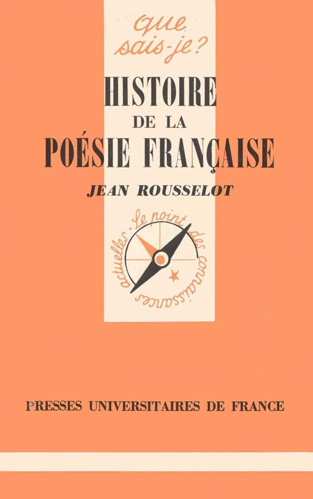 Histoire de la poésie française 9782130434610