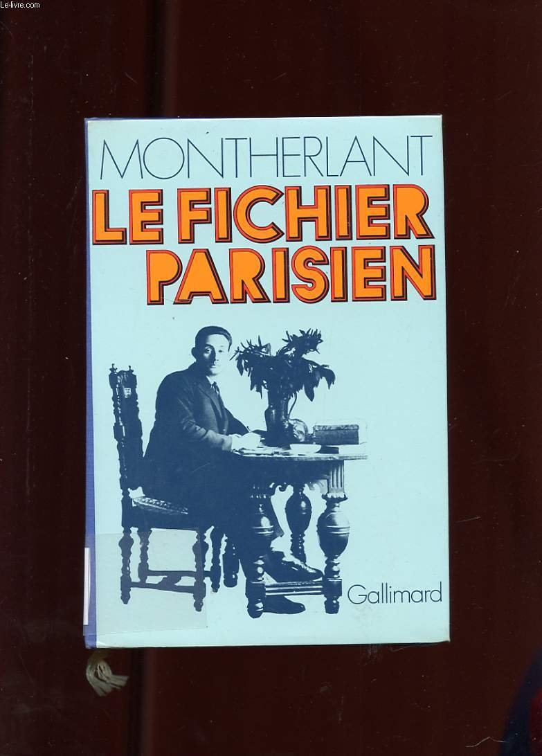 Le Fichier parisien 9782070108091