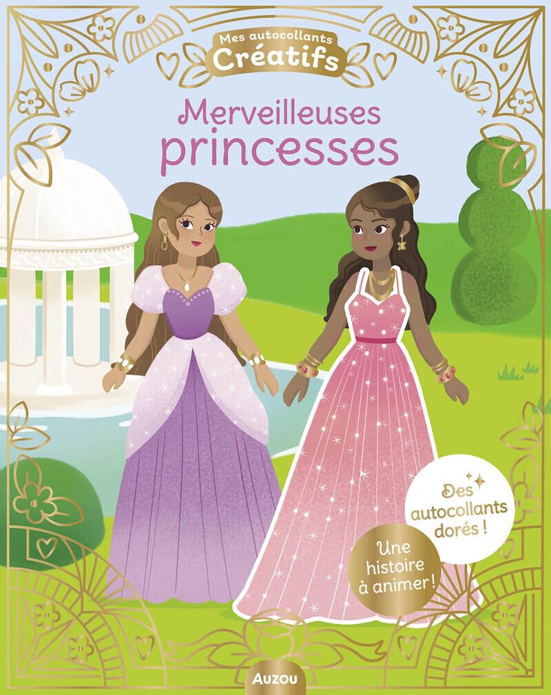 Mes 500 autocollants créatifs - Merveilleuses princesses 9791039565509