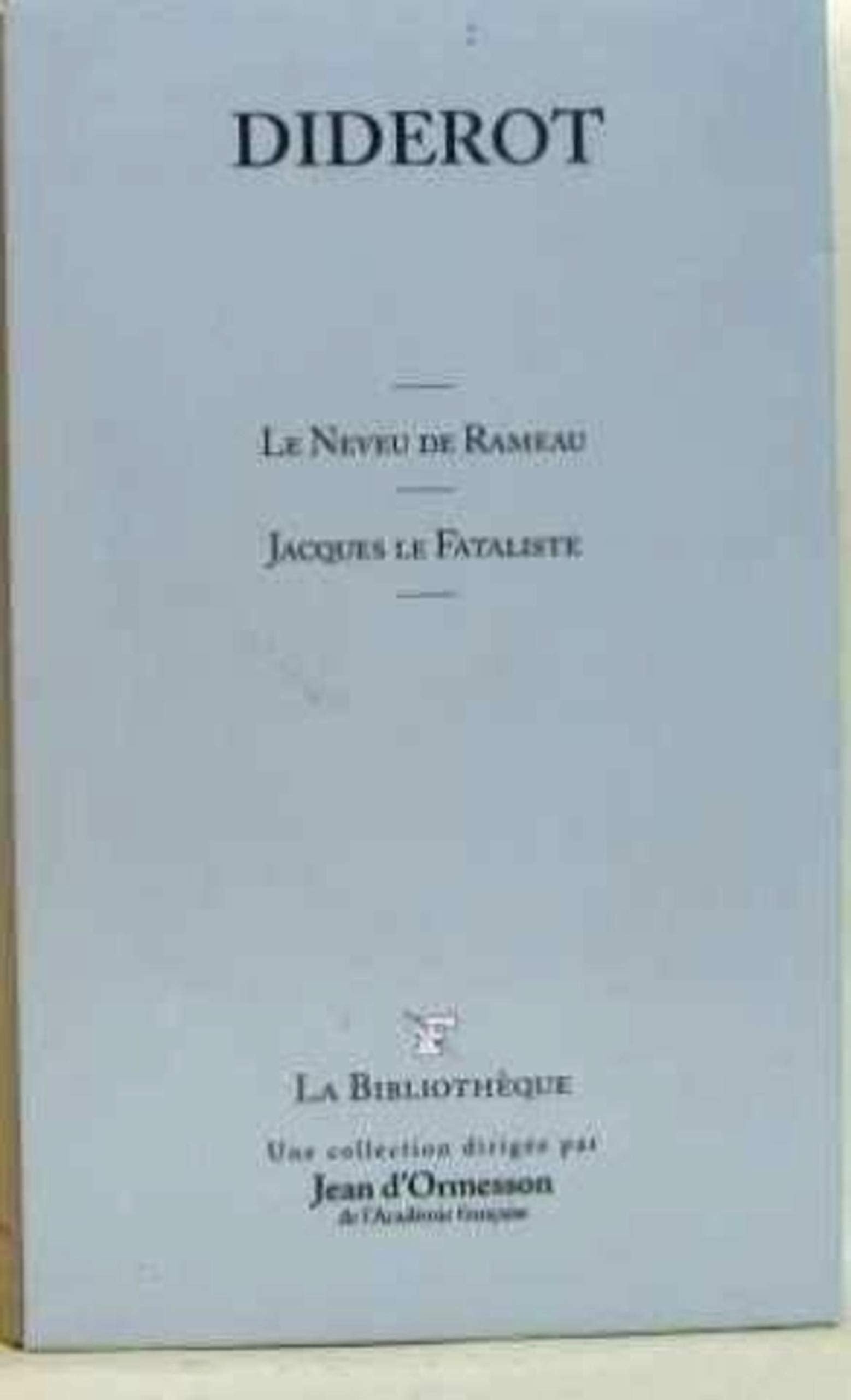 Le neuveu de Rameau - Jacques le fataliste T17 9782810501366