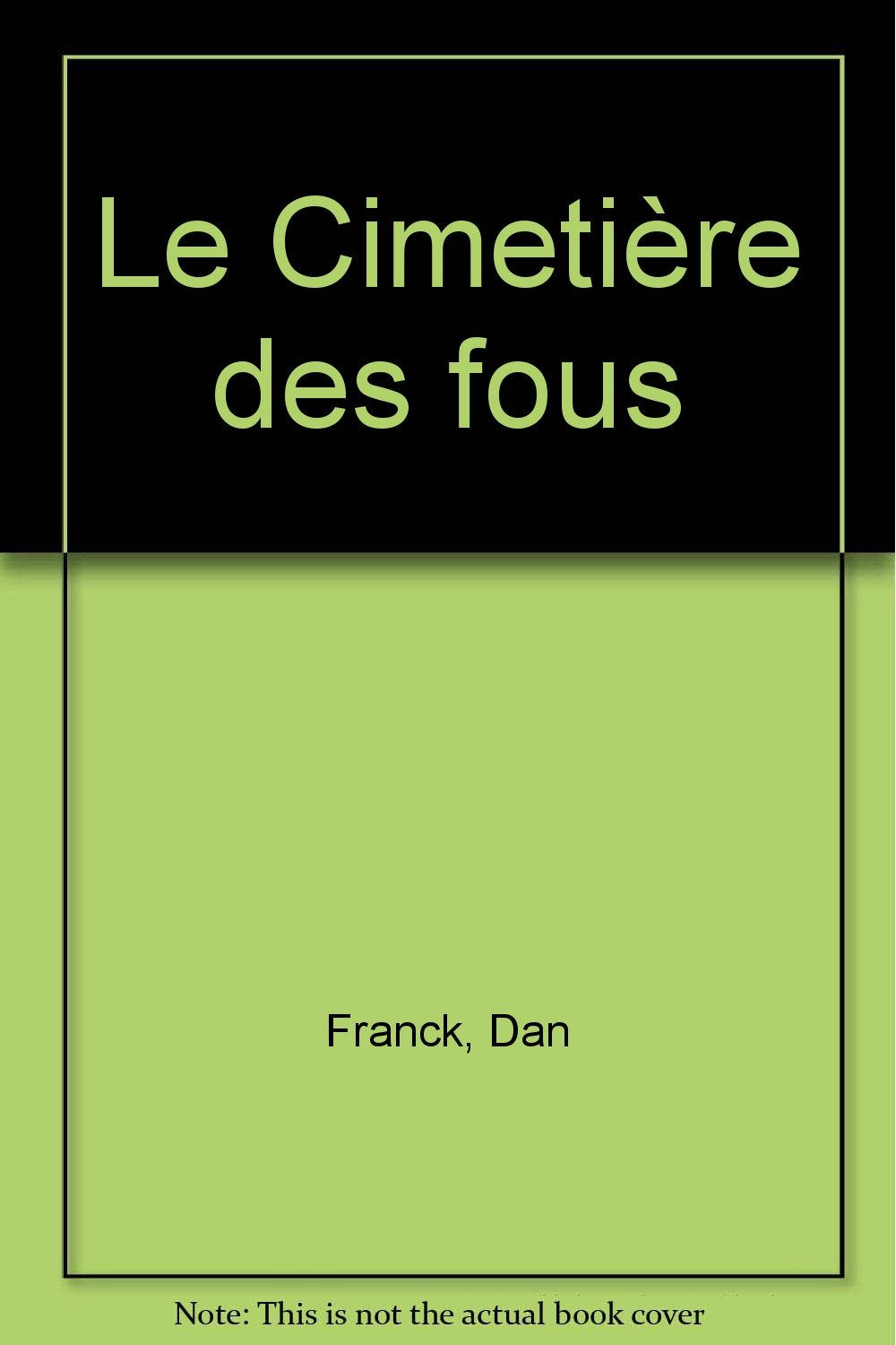 Le Cimetière des fous 9782266037129