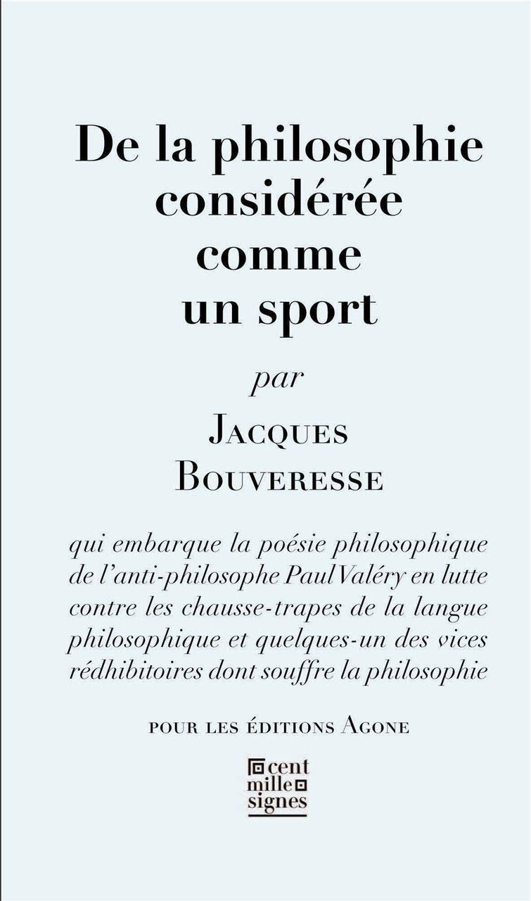 De la philosophie considérée comme un sport 9782748902372